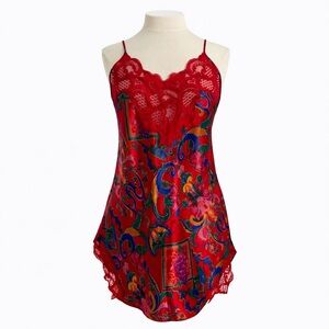 Vintage 80’s Victorias Secret S Gold Label Nightgown 0941 nightie lace satin